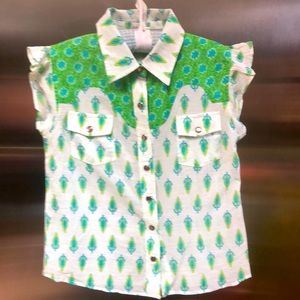 Calypso girls size 10 top